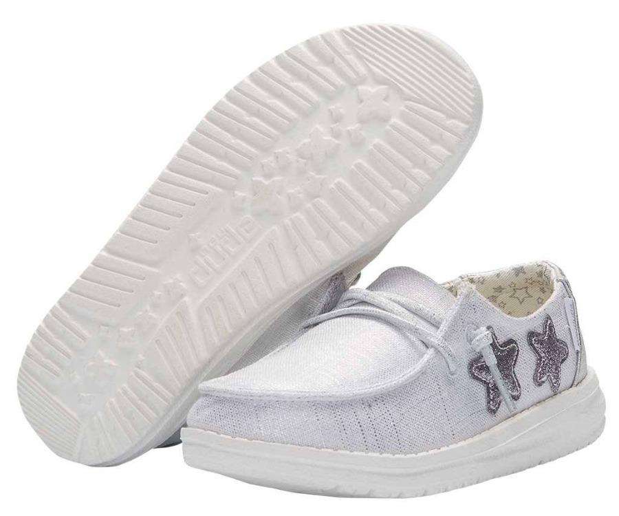 Hey Dude Girl's Wendy Shoes 160023921 Star Silver