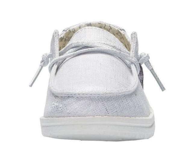 Hey Dude Girl's Wendy Shoes 160023921 Star Silver