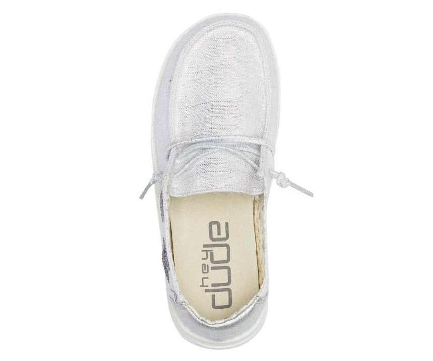 Hey Dude Girl's Wendy Shoes 160023921 Star Silver