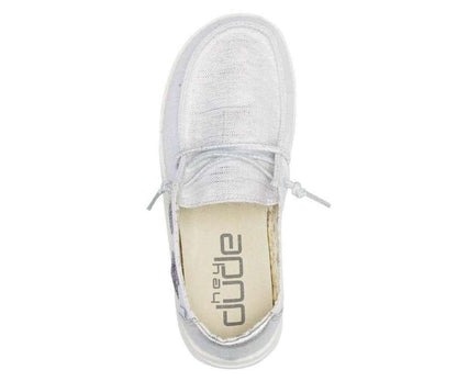 Hey Dude Girl's Wendy Shoes 160023921 Star Silver