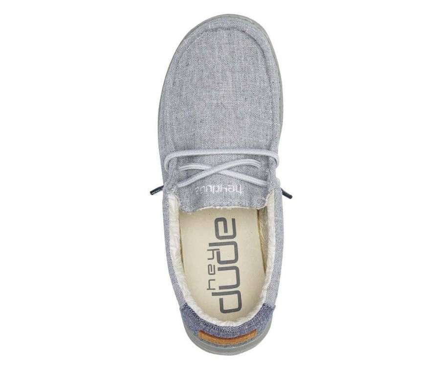 Hey Dude Youth Wally Youth Shoes 130133200 Steel