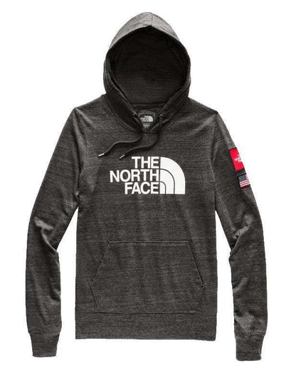 The North Face Women's  Americana Tri-Blend Full Zip Hoodie Dark Grey