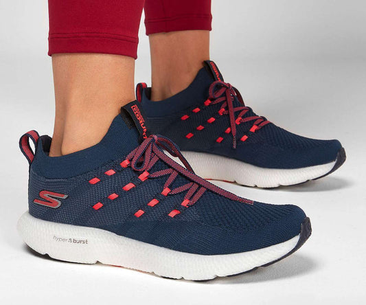 Go Run 7 Shoes - Navy Pink 15219NVPK