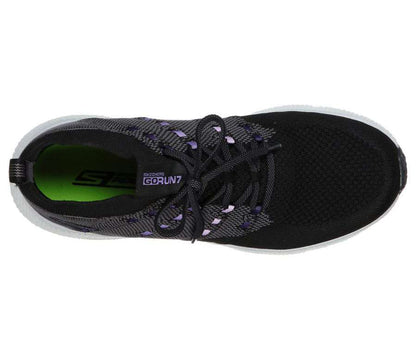 Skechers Women's Go Run 7 Shoes - Black Purple 15219BKPR