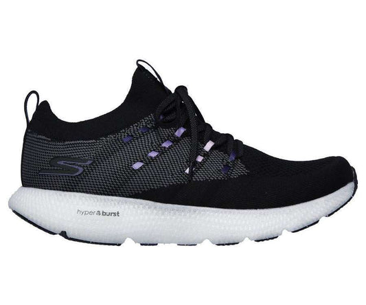 Skechers Women's Go Run 7 Shoes - Black Purple 15219BKPR