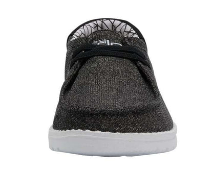 Hey Dude Wendy Sox Shoes - Micro Black 