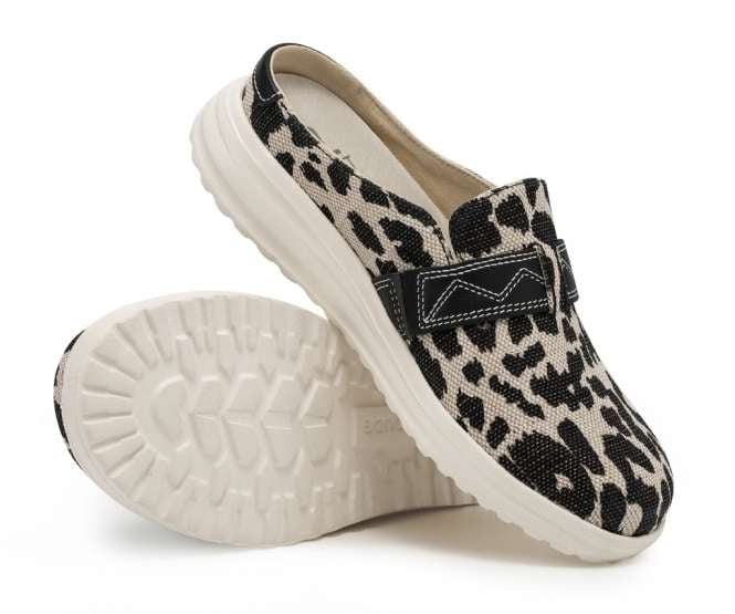 Hey Dude Women's Nora Mule 122234895 Black Cheetah