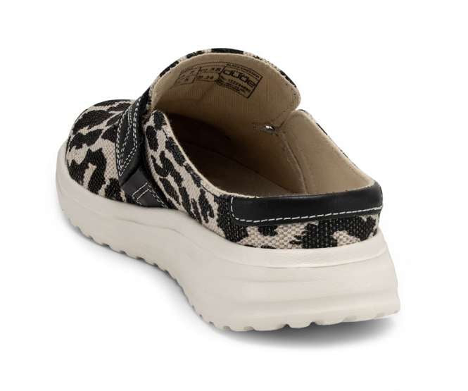 Hey Dude Women's Nora Mule 122234895 Black Cheetah