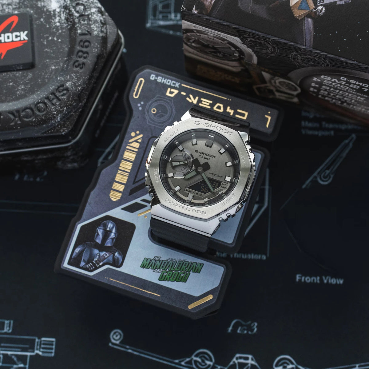 Casio G-Shock Star Wars The Mandalorian™ & Grogu™ 45.5mm Limited Edition Watch