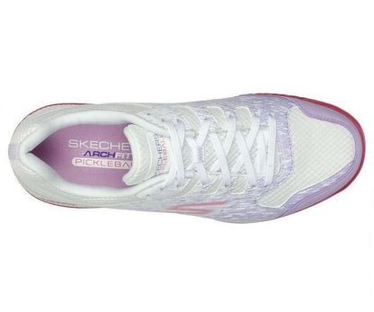 Skechers Viper Court Shoes - Pickleball 172070 White Lavender