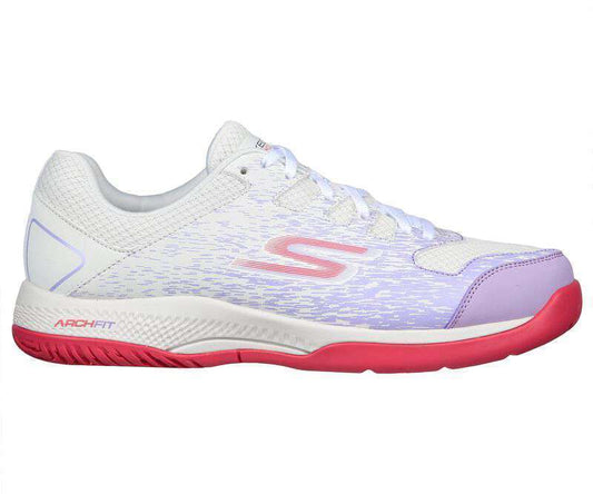 Skechers Viper Court Shoes - Pickleball 172070 White Lavender