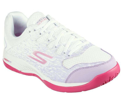 Skechers Viper Court Shoes - Pickleball 172070 White Lavender