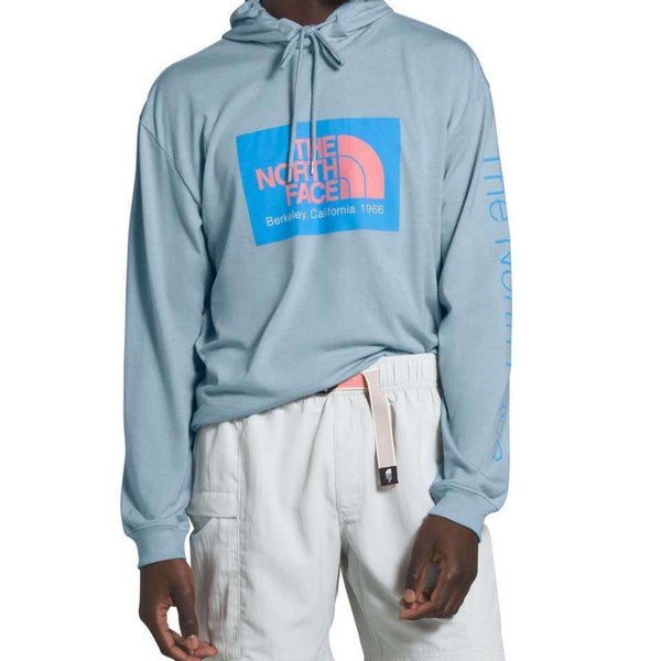 The North Face Men's 66 California Tri-Blend Pullover Hoodie (Faded Blue Heather)