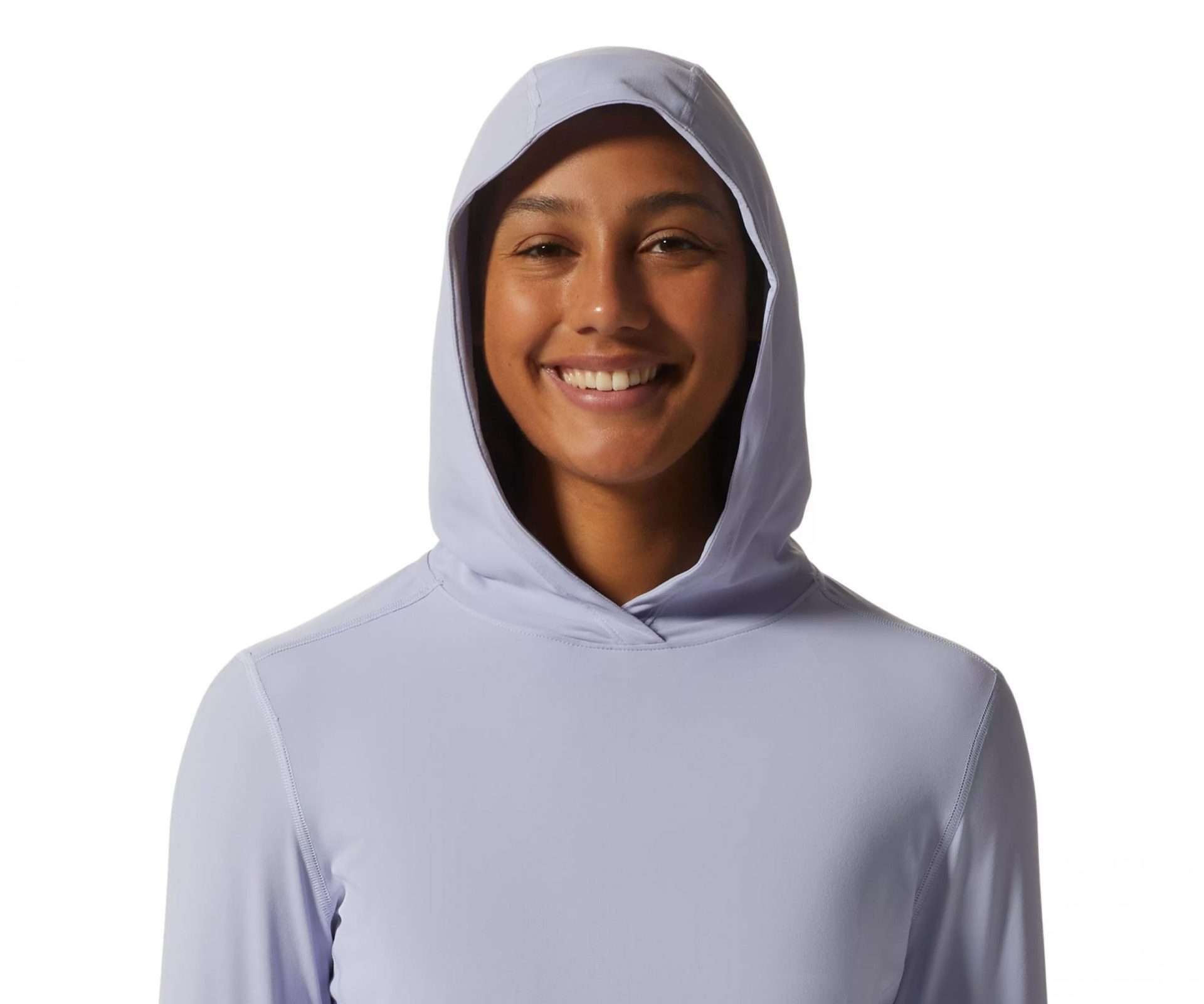 Mountain Hard Wear women's crater lack long sleeve hoody, 1829681-525, Vinca