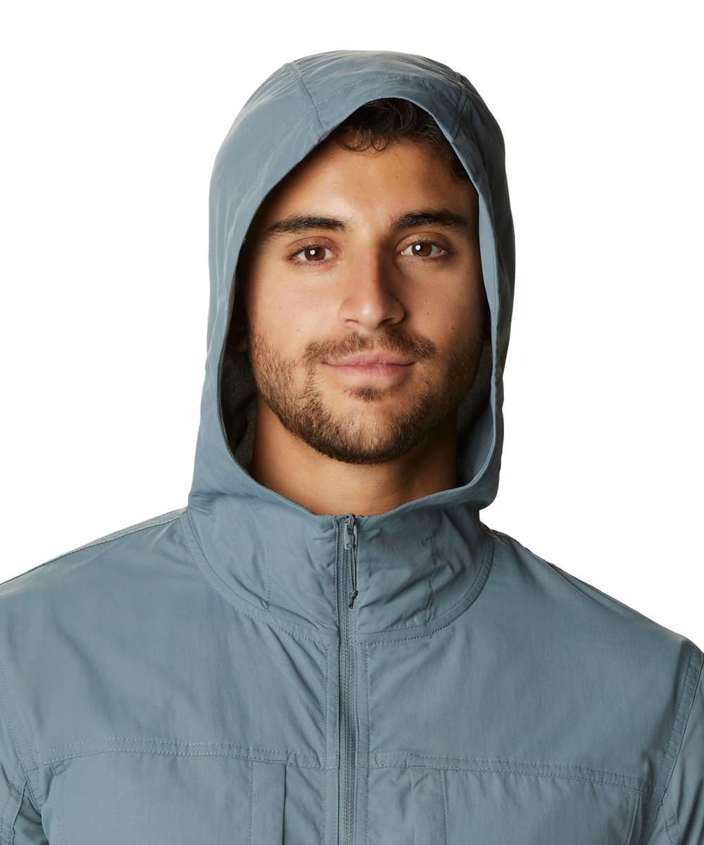 Mountain Hardwear Men's Echo Lake Full Zip Hoody 1891071-054 Light Storm