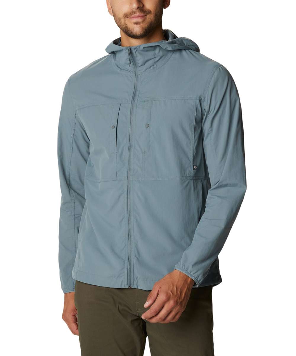 Mountain Hardwear Men's Echo Lake Full Zip Hoody 1891071-054 Light Storm