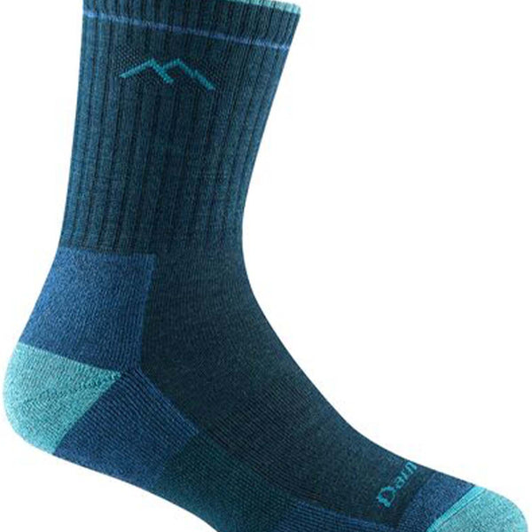 Darn Tough Women's Hiker Micro Crew Midweight Hiking Sock - Dark Teal (Limited Edition)
