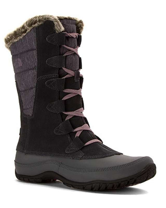 The North Face WOMEN'S NUPTSE PURNA II WINTER BOOTS (Iron Gate Grey/Quail Grey)