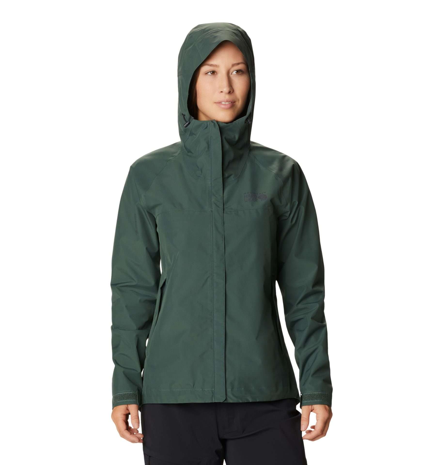 Mountain Hardwear Women's Exposure/2 Gore-Tex Paclite Jacket 1929901 352 Black Spruce