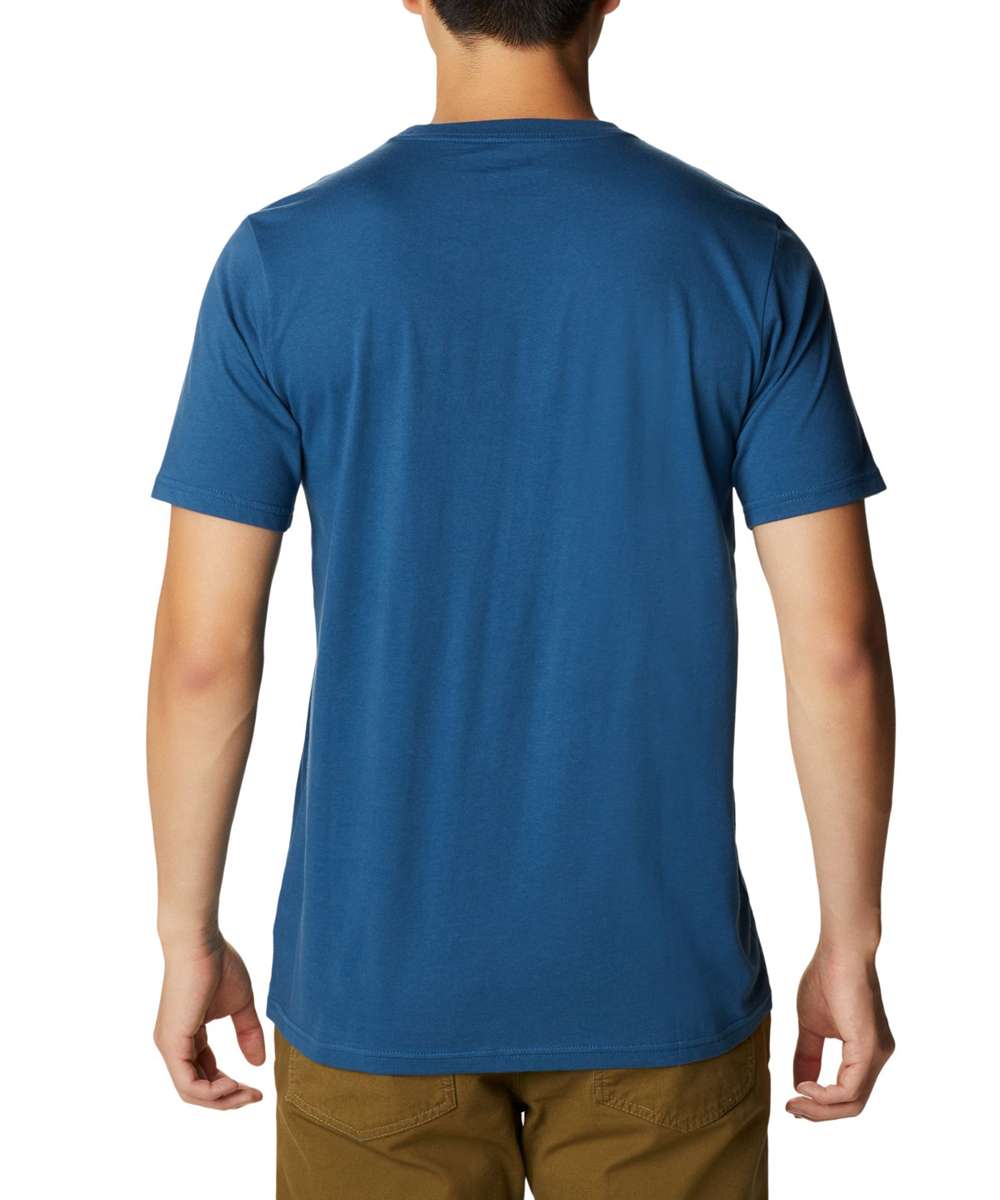 Mountain Hardwear Men's MHW Logo Short Sleeve T-Shirt 1929951-402 Blue Horizon