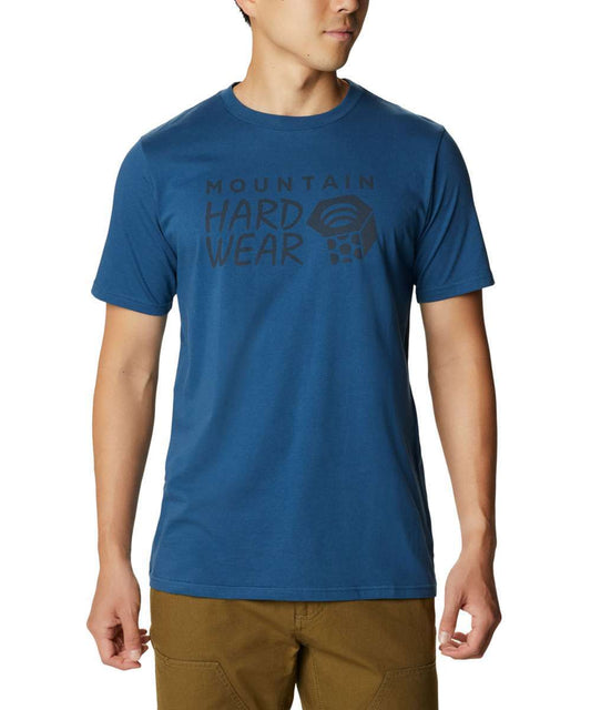 Mountain Hardwear Men's MHW Logo Short Sleeve T-Shirt 1929951-402 Blue Horizon