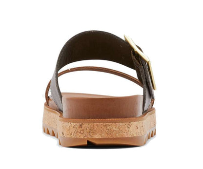 SOREL WOMENS ROAMING BUCKLE SLIDE NL4296-242 Velvet Tan