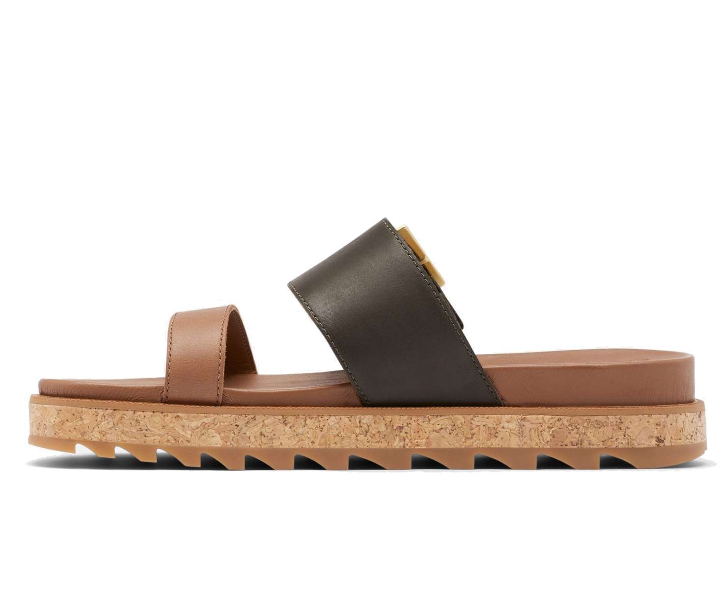 SOREL WOMENS ROAMING BUCKLE SLIDE NL4296-242 Velvet Tan