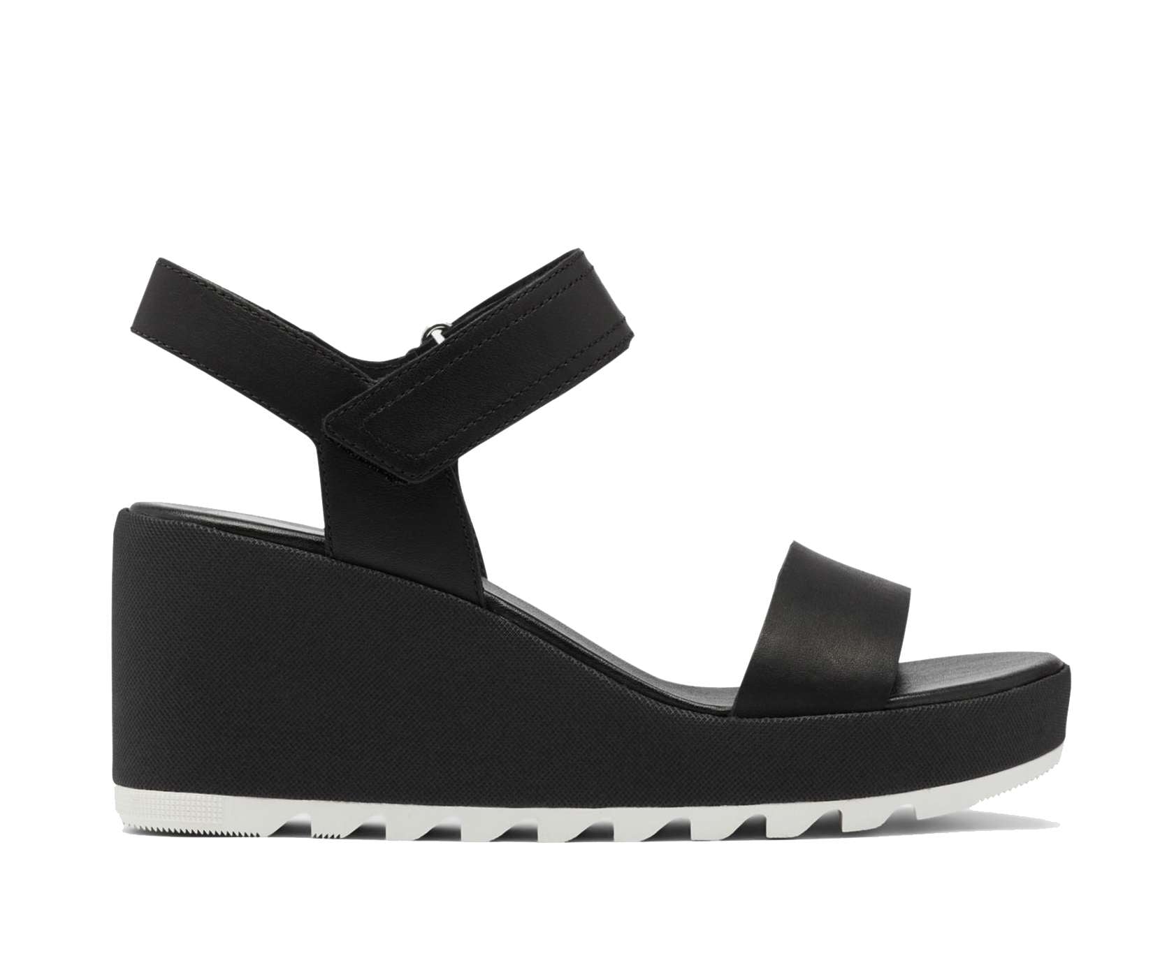 Sorel Women’s CAMERON WEDGE SANDAL NL4018-010 Black