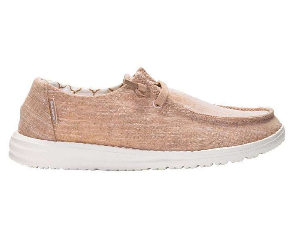 Hey Dude Women's Wendy Sparkling Rose Gold Shoes 121415016