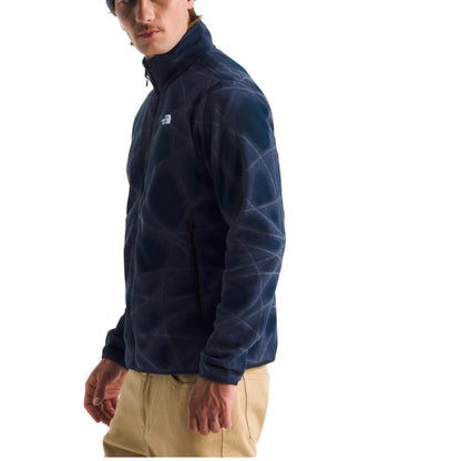 The North Face Men's Glacier Fleece Jacket - Summit Navy Sun Halos Print