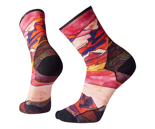 Smartwool Athlete Edition Run Print Crew Socks (SW001667-823 0822)