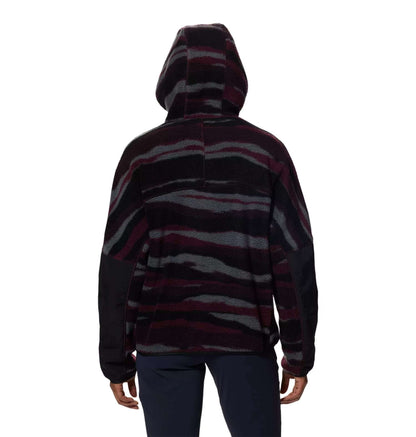 Mountain Hardwear Women's HiCamp™ Fleece Full Zip Hoody - Cocoa Red Landscape Print 2002601604