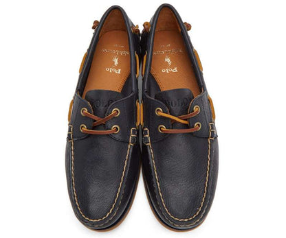 Polo Merton Smooth Leather Boat Shoe 803785000002 Navy