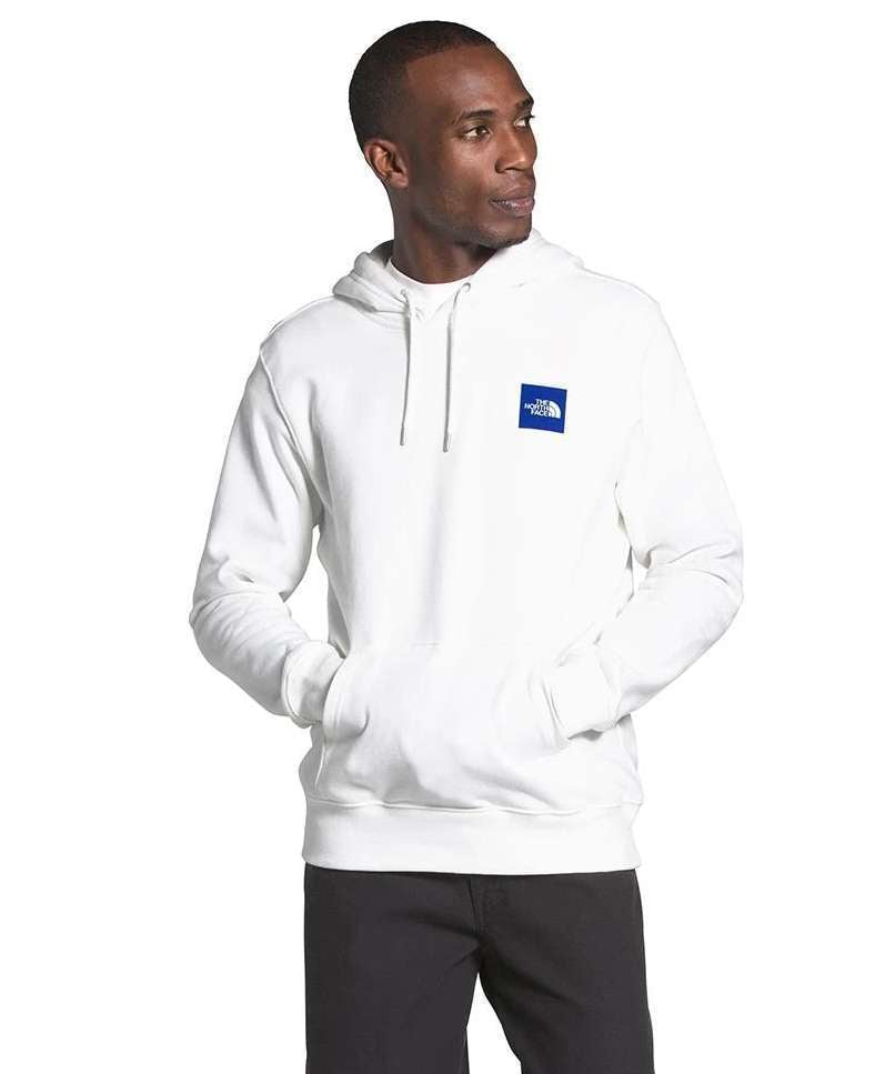 The North Face Men's 2.0 Box Pullover Hoodie (TNF White/Blue)