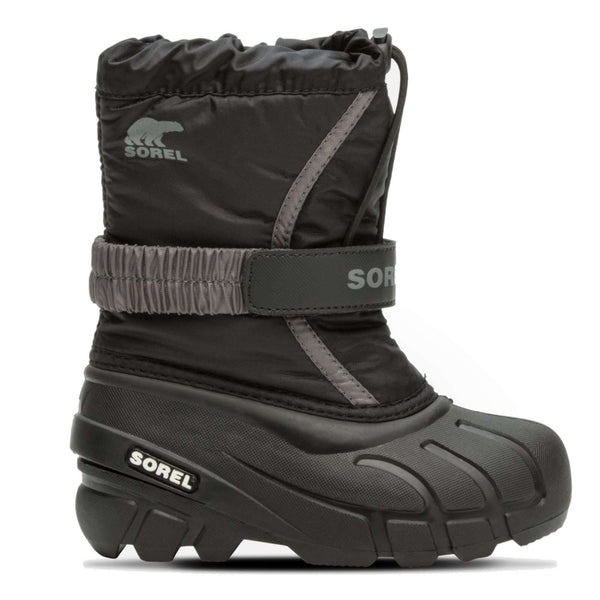 SOREL Childrens Flurry Boot - Black City Grey