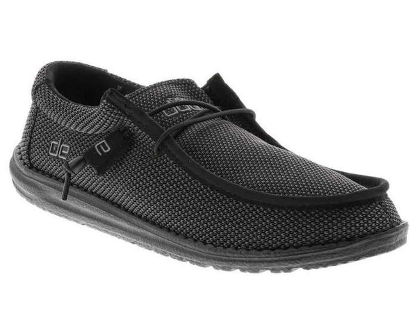 Hey Dude Men's Wally Sox Black Shoes Wally Sox Blk 111154900