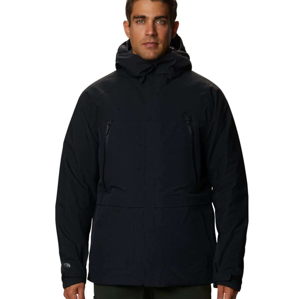 Mountain Hardwear Men's Summit Shadow™ Hooded Down Jacket - Black