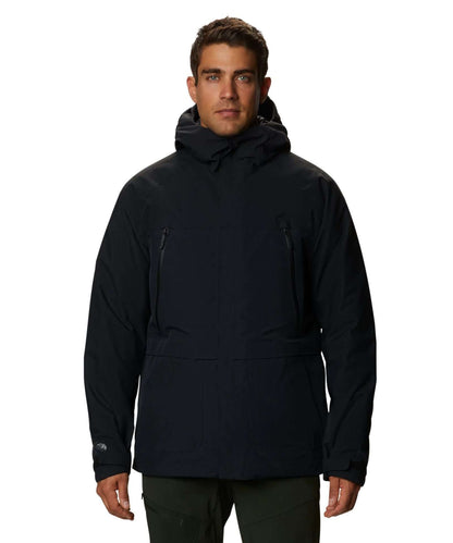 Mountain Hardwear Men's Summit Shadow™ Hooded Down Jacket - Black