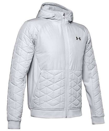 Under Armour Men's Coldgear Reactor Performance Hybrid Jacket (Halo Grey/Black)