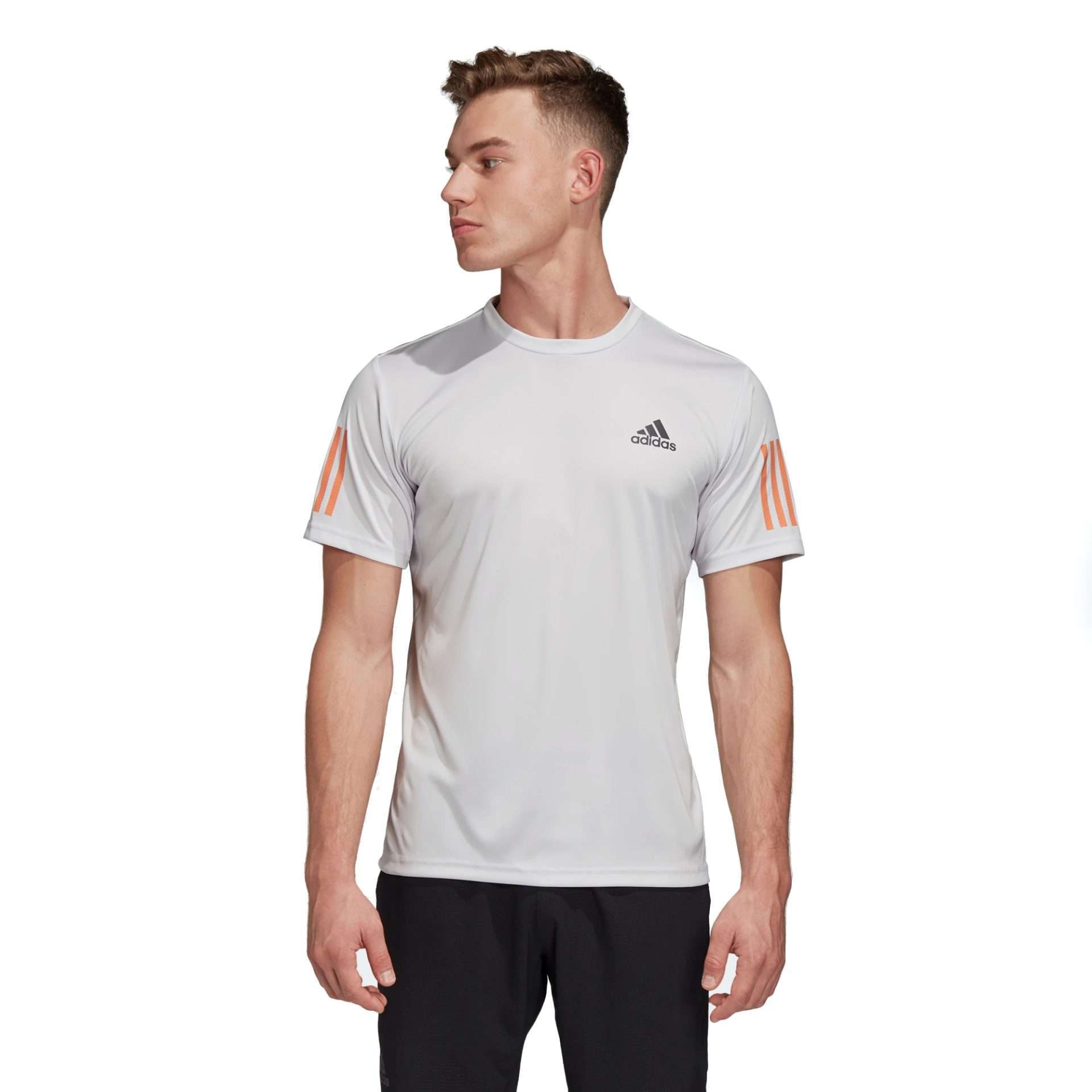 adidas Men's Tennis Club 3 Stripes T-Shirt