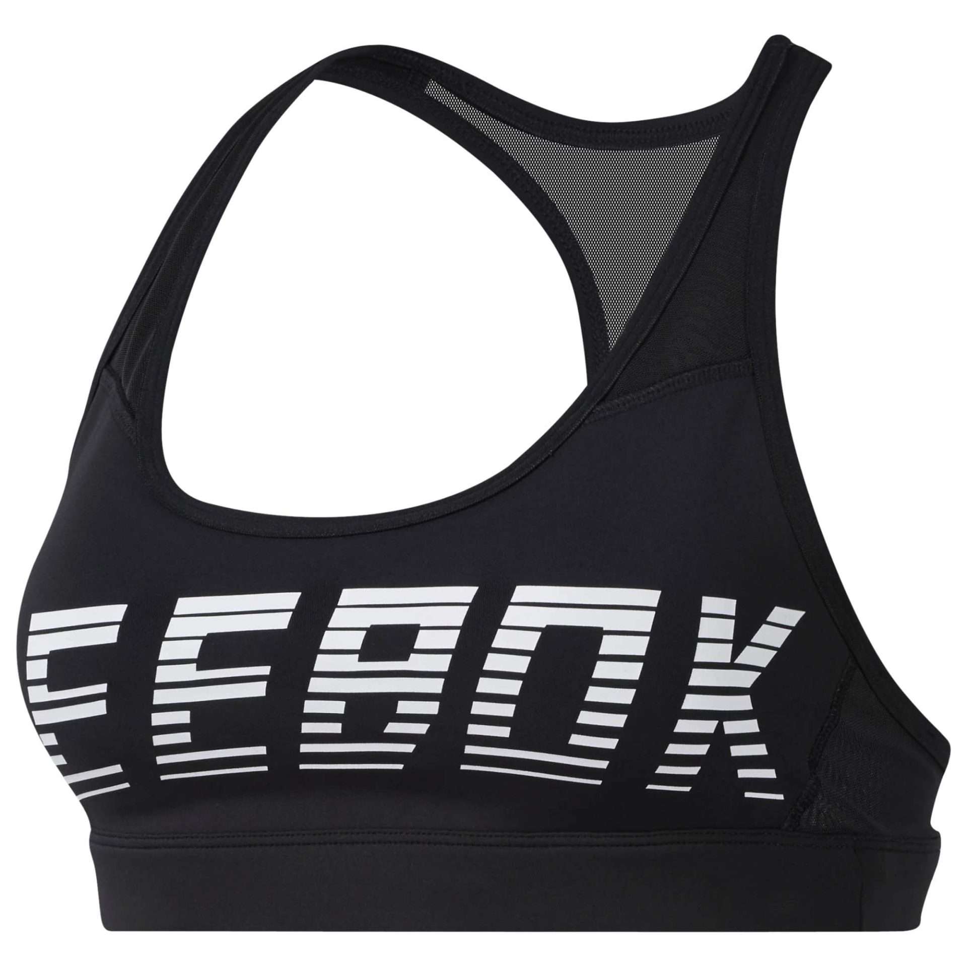 Reebok Women's Hero Strappy Medium-Impact Padded Bra 