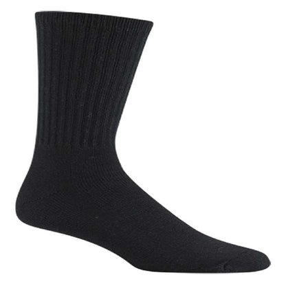 Wigwam Super 60 Crew Socks (3 Pack) (Black)
