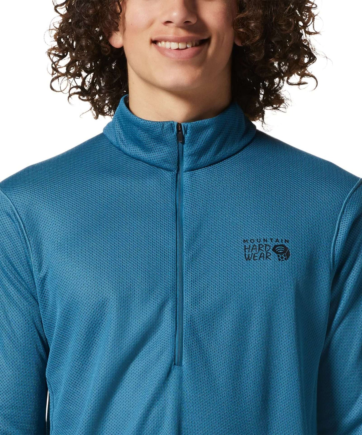 Mountain Hardwear Men's AirMesh 1/2 Zip 1956341 442 Caspian