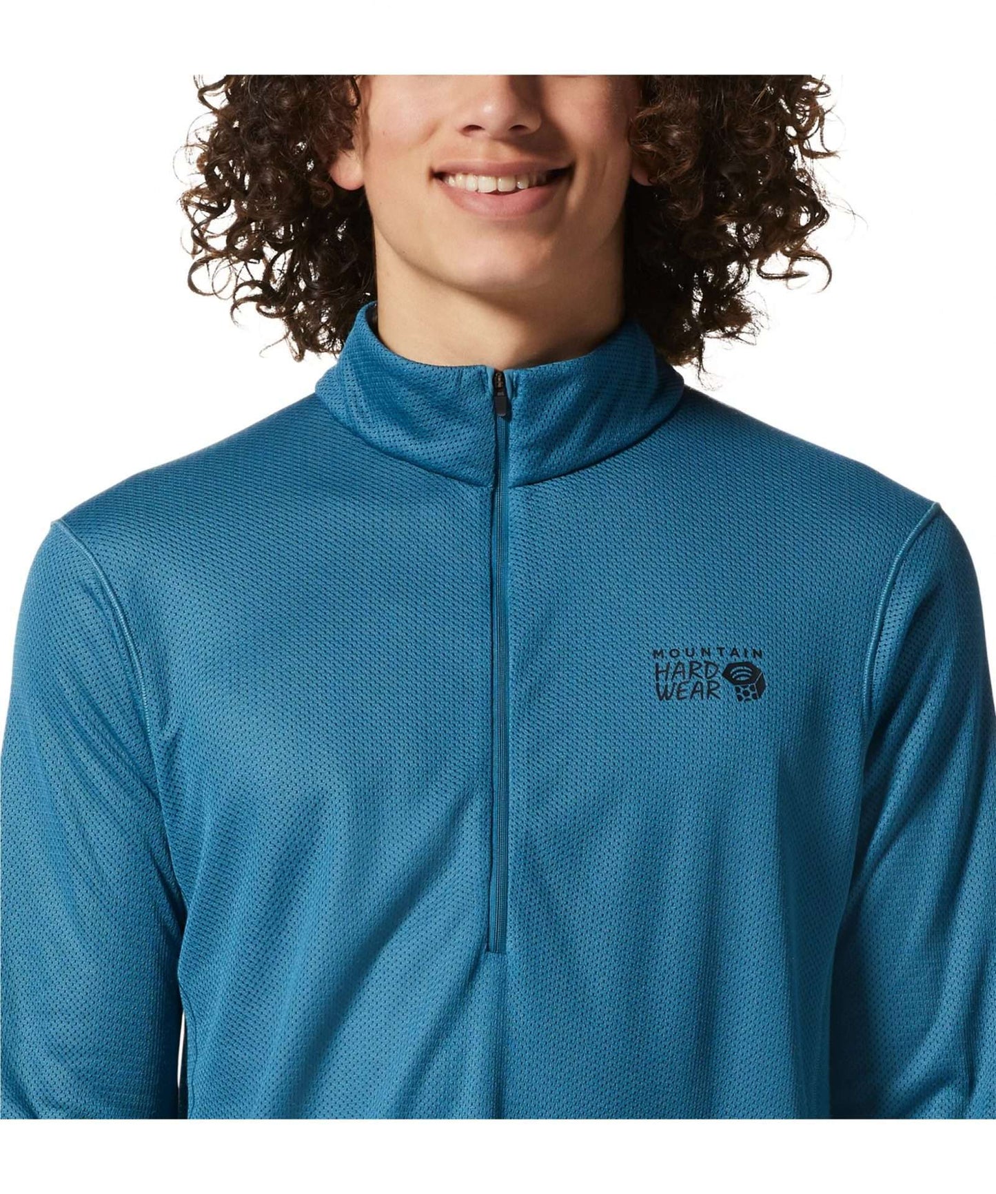 Mountain Hard Wear Men's Airmesh 1/2 Zip, 1956341, Caspian