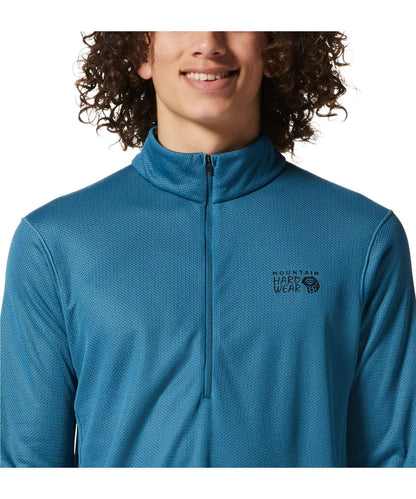 Mountain Hard Wear Men's Airmesh 1/2 Zip, 1956341, Caspian