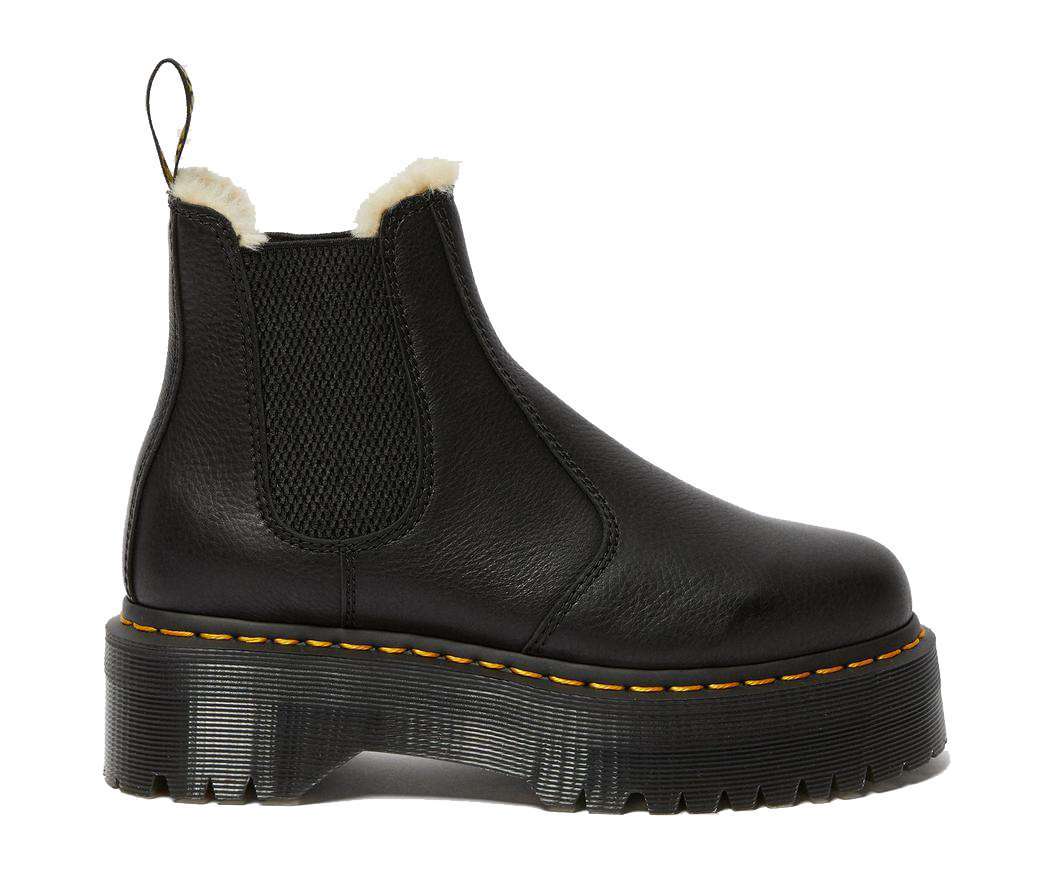 Dr. Martens 2976 FAUX FUR LINED PLATFORM CHELSEA BOOTS (25635001)