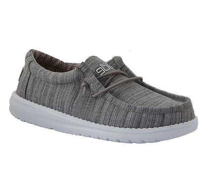 Hey Dude Youth Wally Youth Shoes 130130704 Linen Stone