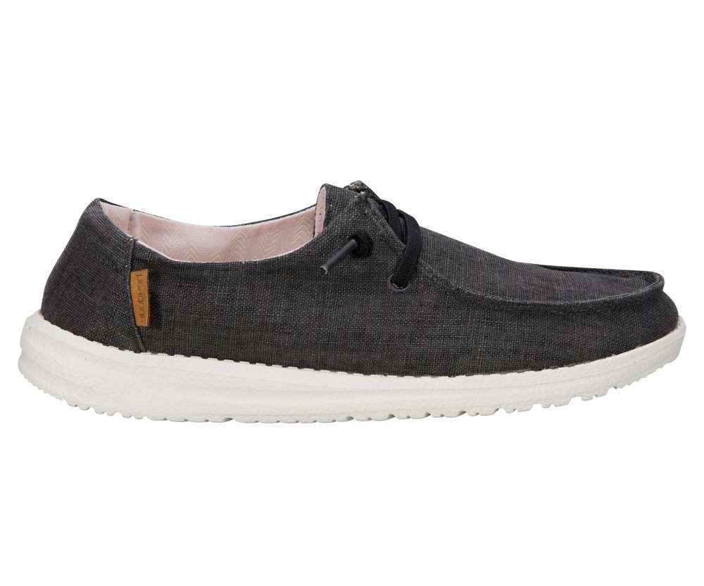 Hey Dude Women's Wendy Chambray - Off Black