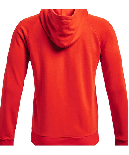 Under Armour Men's UA Rival Fleece Big Logo Hoodie 1357093-296 Phoenix Fire