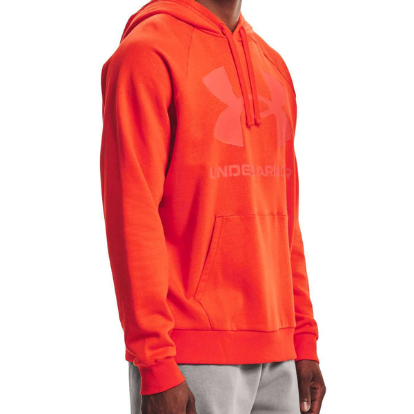 Under Armour Men's UA Rival Fleece Big Logo Hoodie 1357093-839 Radiant Red / Black
